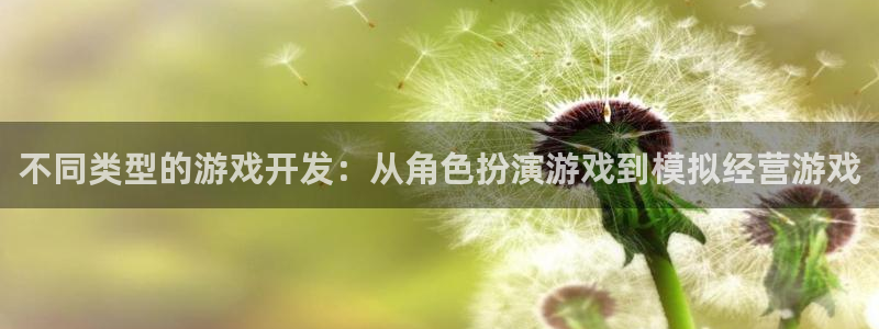 沐鸣娱乐2登录平台官网网址：不同类型的游戏开发：从角色扮演游戏到模拟经营游戏